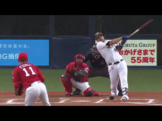 【6回裏】バックスクリーンへ一直線!! バファローズ・ロメロの力強い一発!! 2018/6/12 Bs-C