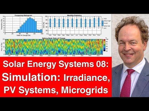 Solar Electric Energy Systems 08 - Simulation: Irradiance, PV, Microgrids