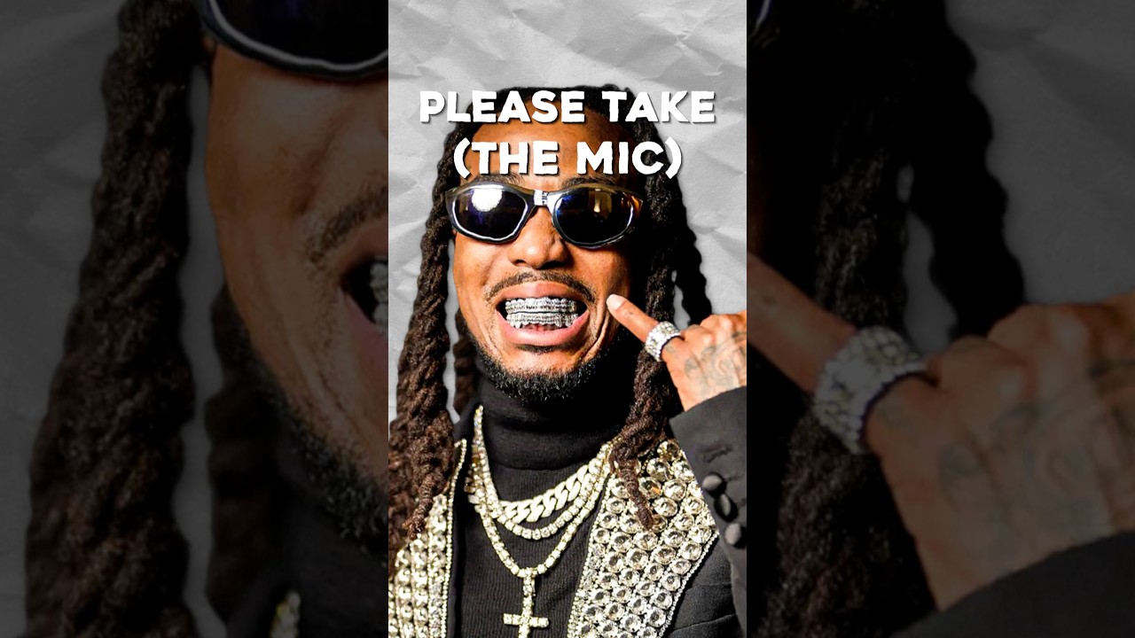 누군가 Quavo에게서 마이크를 빼앗아야 합니다