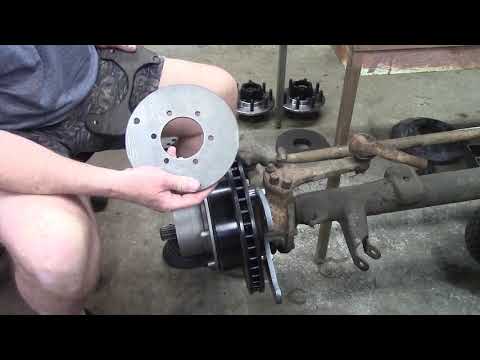 DANA 44 (8 LUG) AN EASY DISC BRAKE CONVERSION KIT