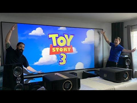 Installing a MASSIVE 144” Screen Innovations Black Diamond 2.35 Cinescope Zero Edge Pro Screen