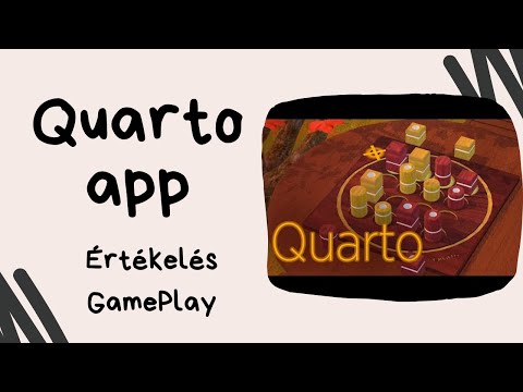 Applikálj okosan! Quarto társasjáték játékbemutató és szabályismertető - Társasozz Okosan!