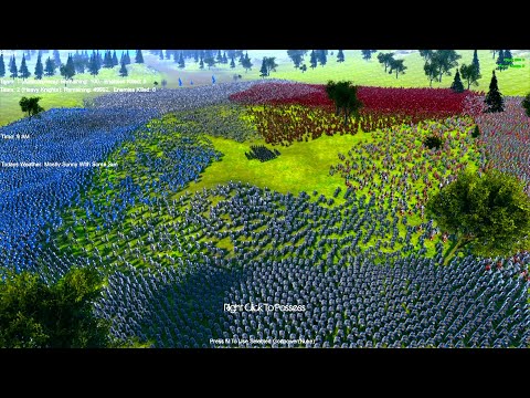 9999 RPM FULL AUTO ARCHERS VS MEDIEVAL ARMY - Ultimate Epic Battle Simulator UEBS