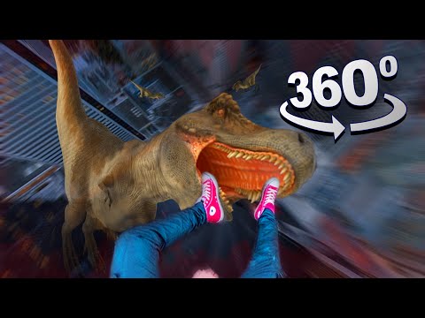 360º FEAR OF HEIGHTS! Jurassic World VR Experience