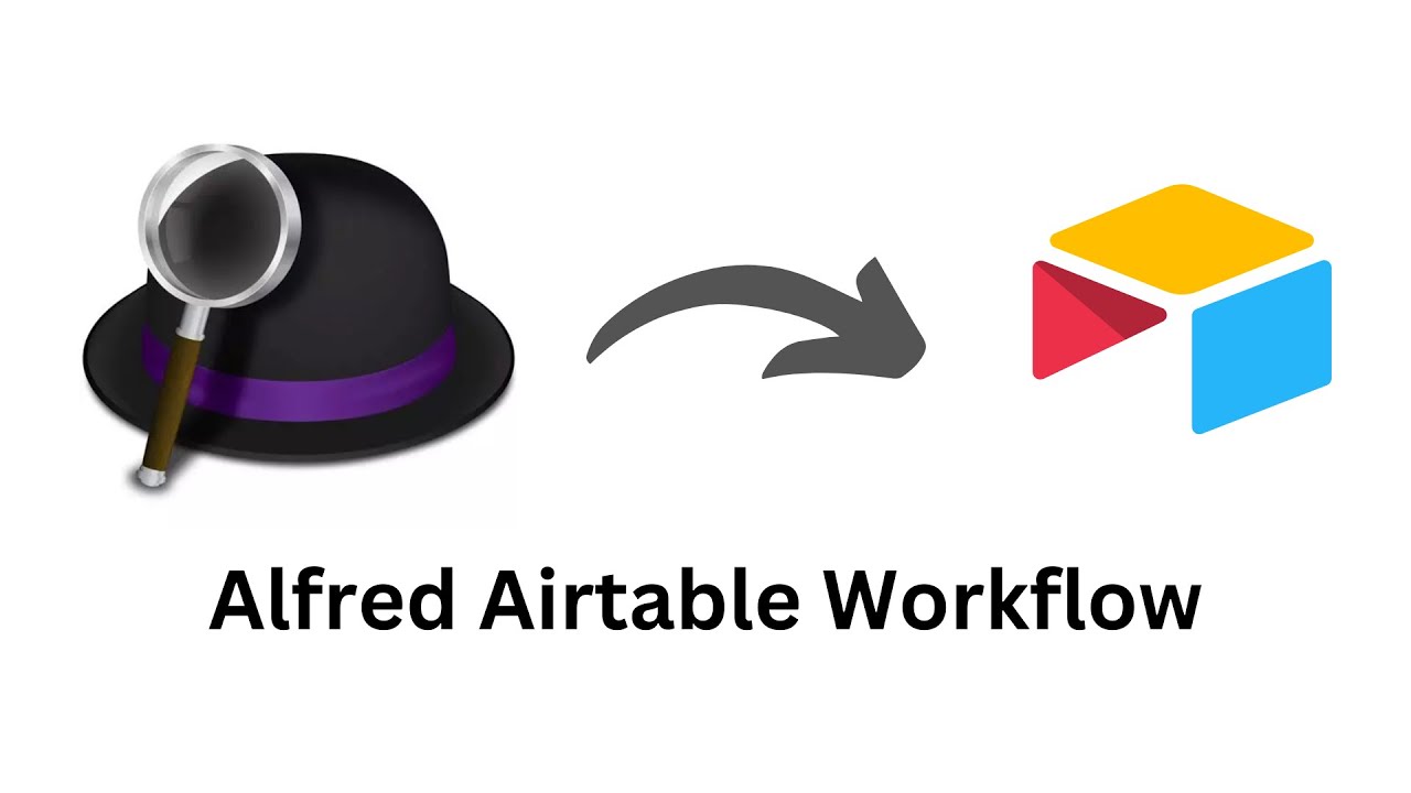 Airtable Alfred workflow demo