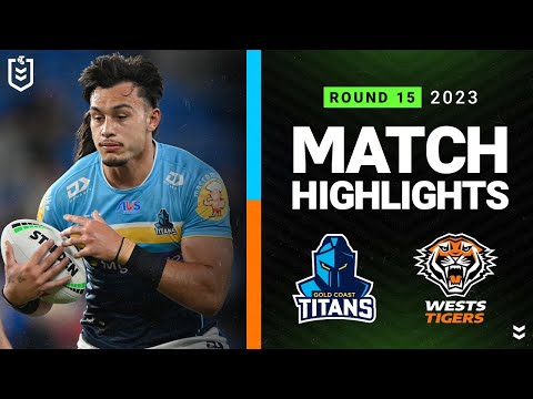 NRL Highlights | NRL 2023 | Gold Coast Titans v Wests Tigers | Match Highlights