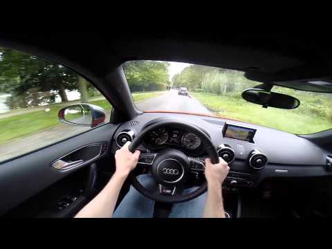 Audi S1 Sportback 231BHP Quattro 2015 POV OnBoard test drive GoPro