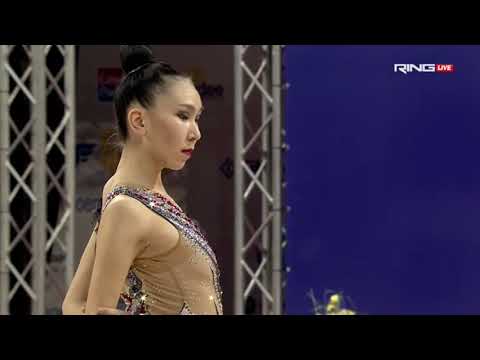 Adilya Tlekenova (KAZ) pelota AA - Sofia World Cup 2021