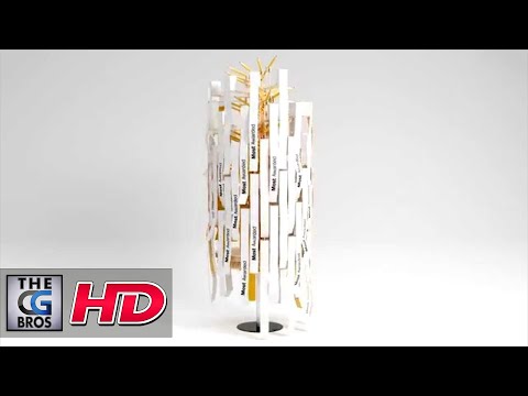 CGI 3D Animated MoGraph : "D&AD Awards Title Sequence" - by The Mill