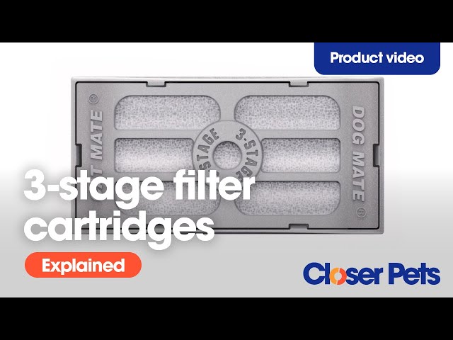Vídeo relacionado con Pet Mate Genuine Replacement Filter Cartridges for Use with Cat and Dog Mate Pet Fountains, Pack of 6