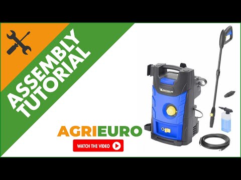 Michelin MPX14E cold water pressure washer - Handy and manageable - max. 110 bar - Assembly tutorial