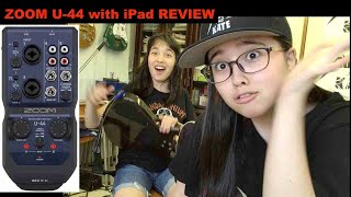 Video thumbnail for Zoom U-44 Handy Audio Interface with iPad Review - Zoom U-44 iPad編 by audrey123talks