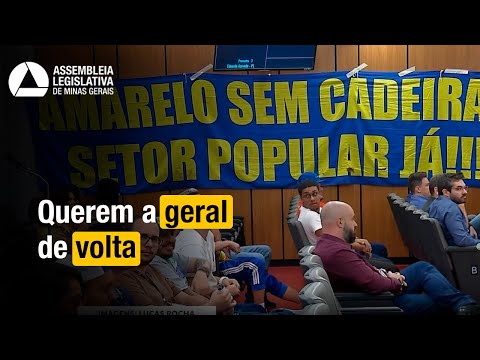 GERAL NO MINEIRÃO | Torcedores e deputados pedem retorno