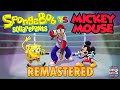 Spongebob Vs Mickey Mouse Remastered Cartoon Beatbox Battles