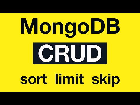 MongoDB CRUD Operations 21 Chaining sort limit and skip
