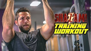 Zachary Levi TRAINING WORKOUT - Shazam!