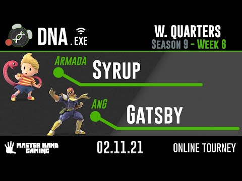 DNA.EXE S9:W6 - Armada | Syrup (Lucas) Vs. AnG | Gatsby (Captain Falcon) - W Quarterfinals