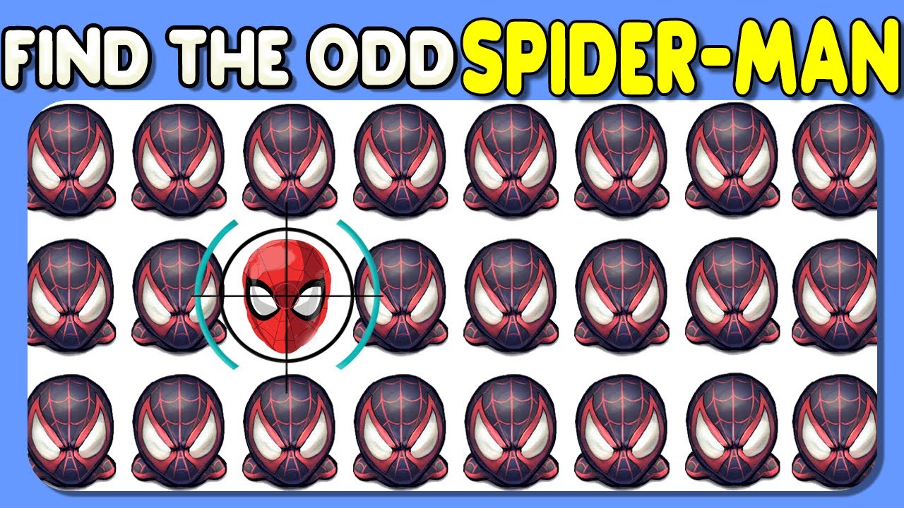 Find the ODD  Spider-Man- Marvel Spider-Man 2 Game Edition Quiz! - 60 puzzles for GENIUS