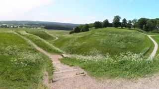 preview picture of video 'Panorama nuo Mindaugo sosto piliakalnio / Panorama from Mound of Kernave'