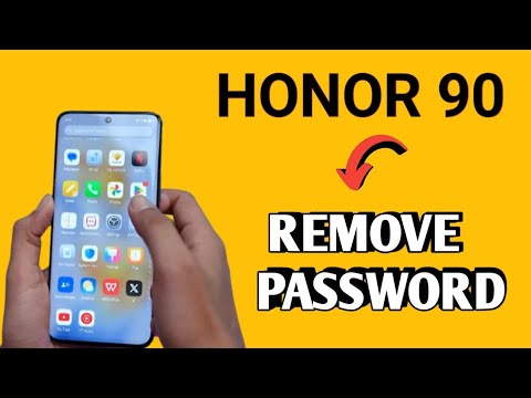 Honor 90 how to disable lockscreen, how to remove password, Honor screen lock setting