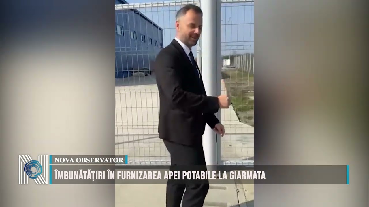 Îmbunătățiri în furnizarea apei potabile la Giarmata