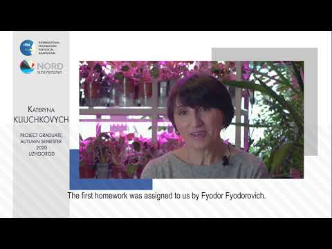 Video feedback of Kateryna Kliuchkovych, graduate of the Ukraine-Norway project
