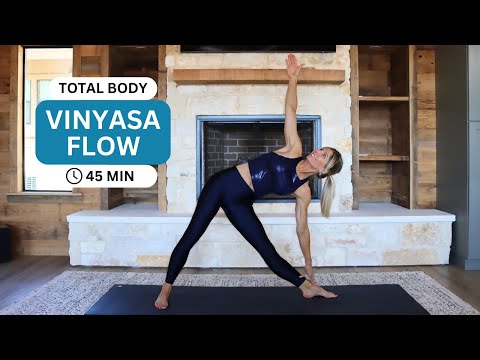 Total Body Vinyasa Flow for Strength and Flexibility | 45 Min
