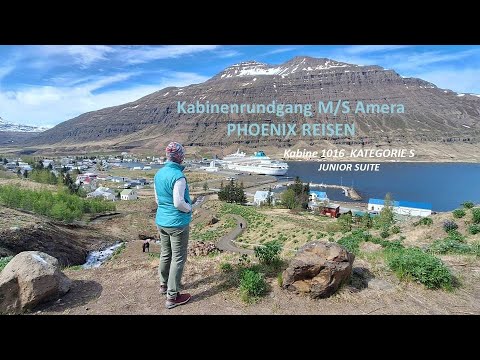 MS AMERA  Phoenix Reisen Kabine Kabinenrundgang 1016 Kategorie S Junior Suite