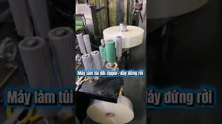 Máy làm túi zipper đáy đứng rời 2 line