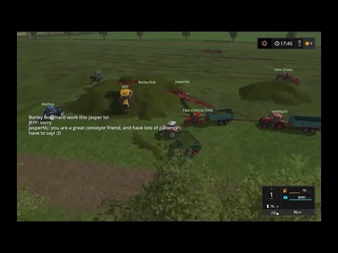 farming simulator 2017 multiplayer in daggerwin server Sosnovka ep3