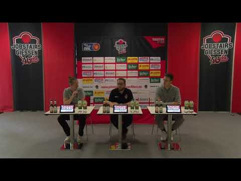46ers-TV: PK vor der Heimpartie JobStairs GIESSEN 46ers vs. medi bayreuth