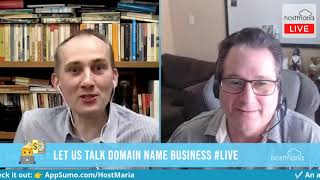 Domain Name Business #live with Adam Dicker