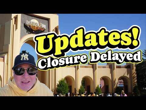 Updates! Universal Studios Plus Info on Two Events Upcoming ~ Closure Dates Changed