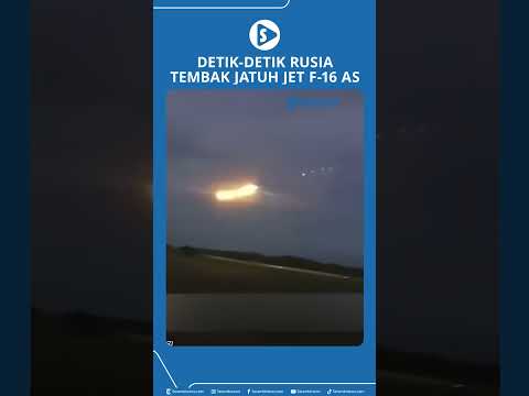 Detik detik Rusia Tembak Jatuh Jet F 16 AS