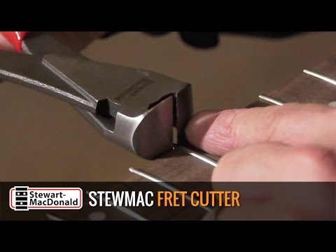 Демонстрация кусачек для ладов StewMac Fret Cutter