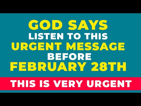 GOD SAYS LISTEN TO THIS URGENT MESSAGE NOW | Powerful Miracle Prayer For Blessings And Good Health
