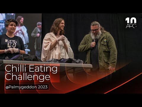 ARMAGEDDON EXPO 2023 Palmerston North - Chilli Eating Challenge [#APGLive]