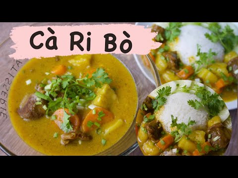 Cách nấu Cà Ri Bò Nước Cốt Dừa | How to cook Beef Curry