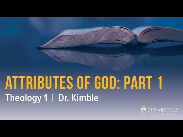 Thumbnail for video titled: Theology I: Attributes of God (part 1)