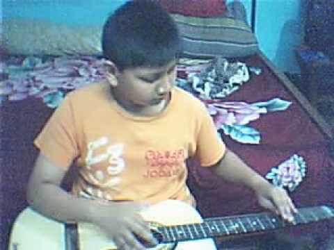 Student of Hawaiian Guitar - Morshed Khan (Kanak)