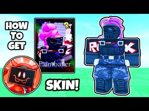 Forsaken - How To Get PAINTBALLER GUEST 1337 SKIN! (Rabbid Collab Badge) [ROBLOX]