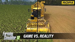 Farming Simulator 17 ROPA DLC  - Game vs Reality Comparison