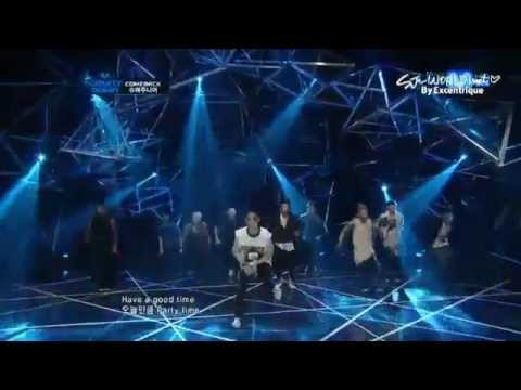 120705 Super Junior - Sexy, Free & Single -- M! Countdown comeback stage