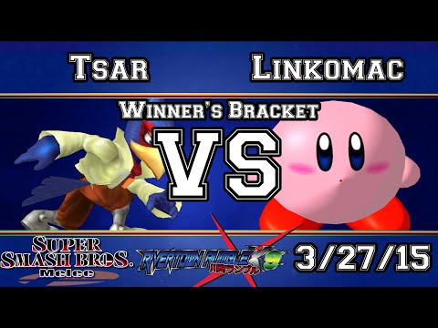 RRX9! - Tsar (Falco) Vs Linkomac (Kirby) - SSBM Winners Bracket - Melee