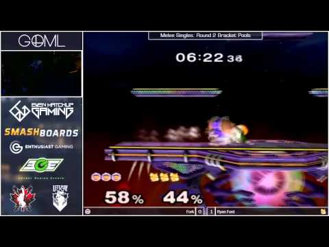 Melee @ GOML: Fork vs. Ryan Ford