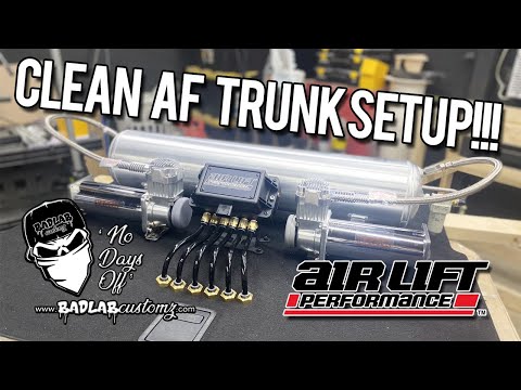 Clean AF Airlift 3P Trunk setup and install W211 E63 AMG