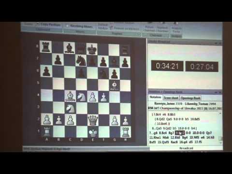 8.7.  IM János Könnyű - GM Tomáš Likavský 0 - 1