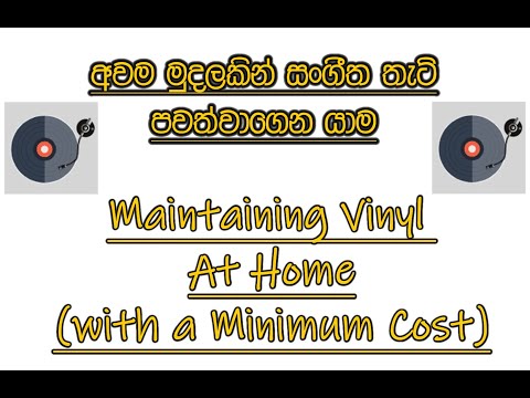 How To Maintain Vinyl Records at Home Cheap Way in Sinhala (vinyl.lk)