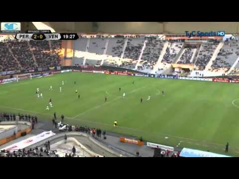 Peru vs Venezuela (2-0) Guerrero goal [23.07.2011] COPA AMERICA 2011