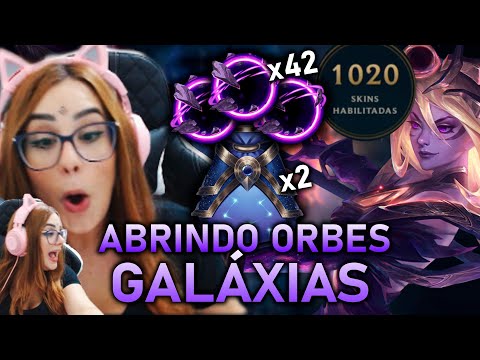 ABRINDO 42 ORBES GALÁXIAS 2020 ! CONSEGUI AS DUAS SKINS DA LUX ?